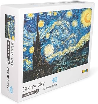 Amazon | 星空 1000ピース ジグソーパズル | 星月夜 フィンセント